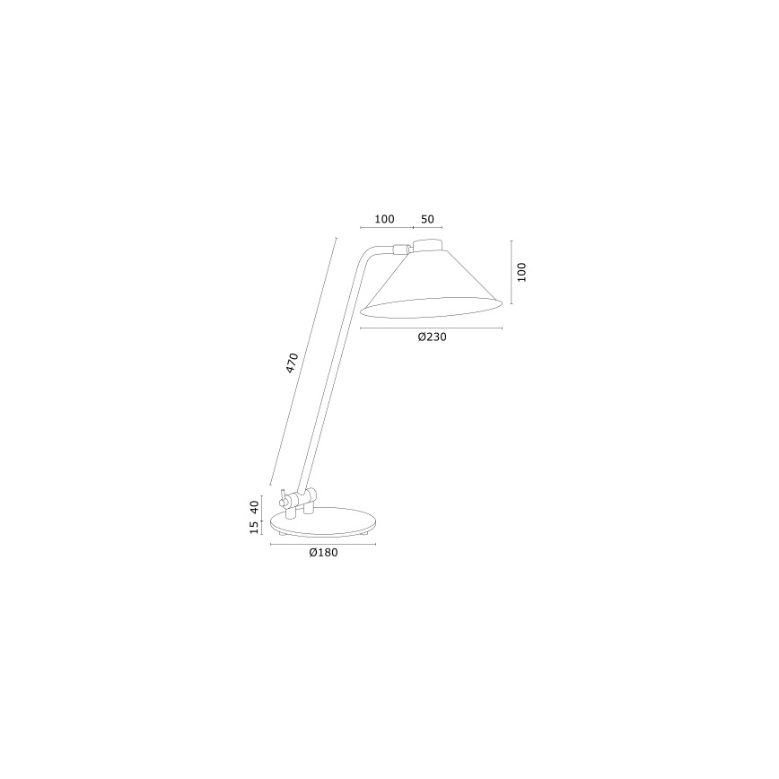Argon 4998 - Laualamp GABIAN 1xE27/15W/230V must