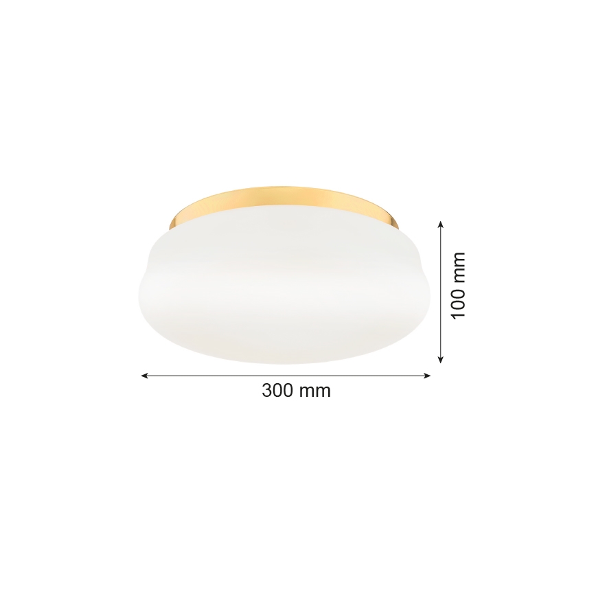 Argon 6142 - Laevalgusti OMBRA 3xE27/15W/230V kuldne/valge