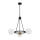 Argon 6150 - Lühter AMALFI 3xE27/15W/230V must/valge