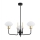 Argon 6166 - Lühter RAVELLO 3xE14/15W/230V must/kuldne