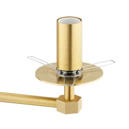 Argon 6307 - Ripplühter PALOMA 3xE14/7W/230V kuldne/valge