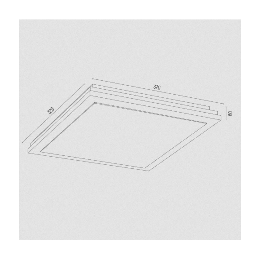 Argon 7146 - Laevalgusti CASERTA 2xE27/15W/230V 32x32 cm
