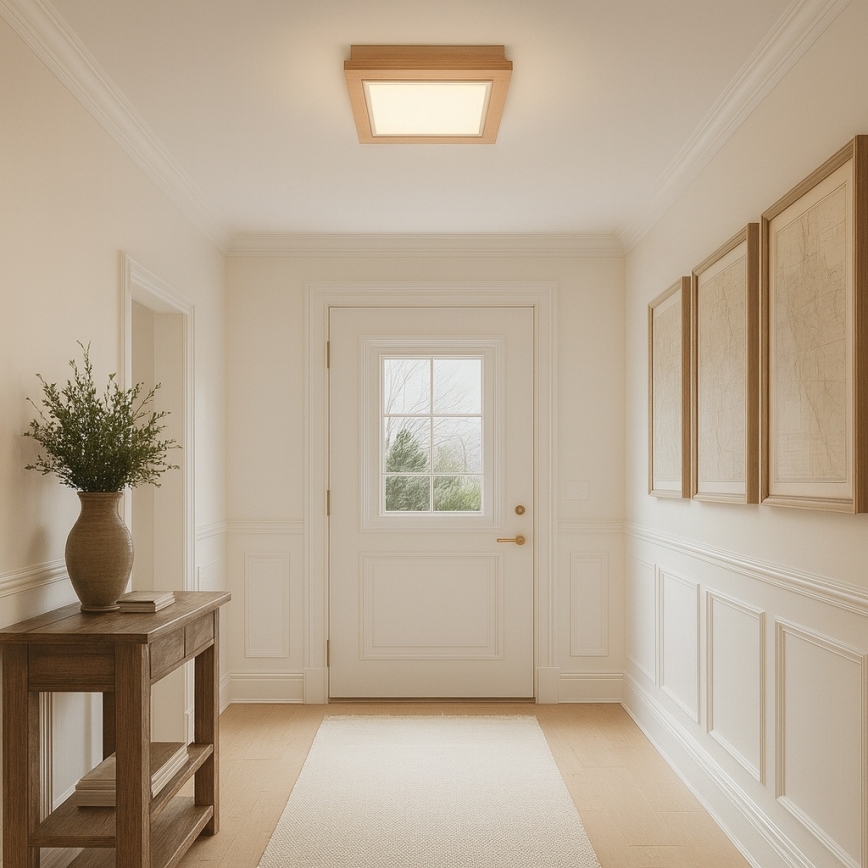 Argon 7267 - Laelamp TABOR 2xE27/15W/230V 32x32 cm beež