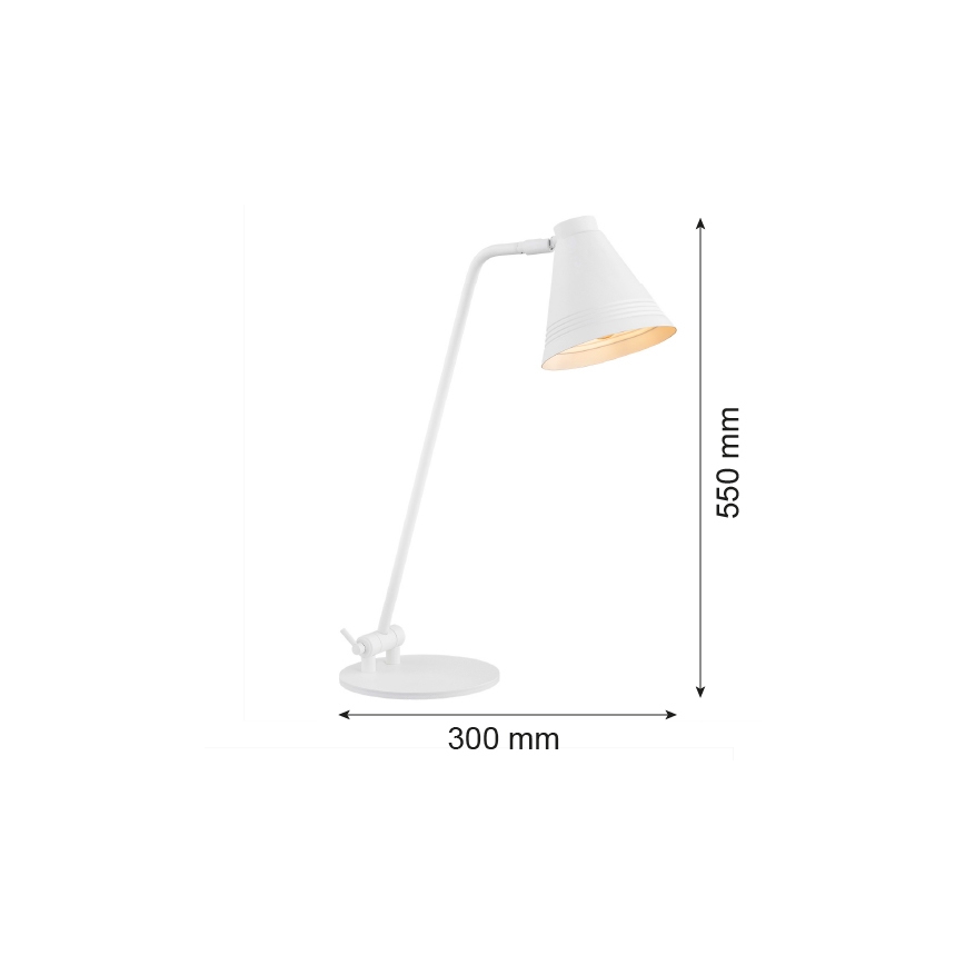 Argon 8000 - Laualamp AVALONE 1xE27/15W/230V valge