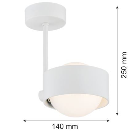 Argon 8058 - Lühter MASSIMO PLUS 1xG9/6W/230V valge