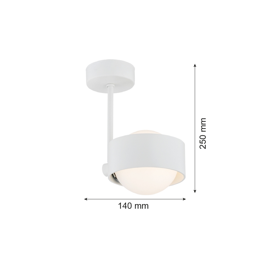 Argon 8058 - Lühter MASSIMO PLUS 1xG9/6W/230V valge