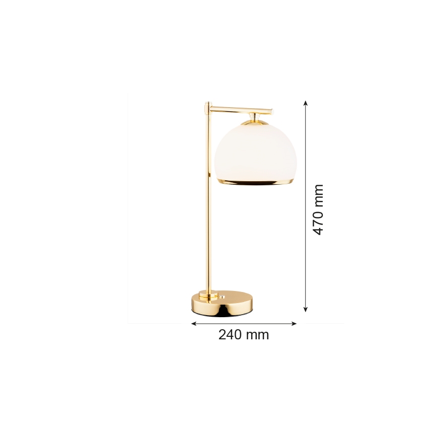 Argon 8120 -  Laualamp MARBELLA 1xE27/15W/230V messing