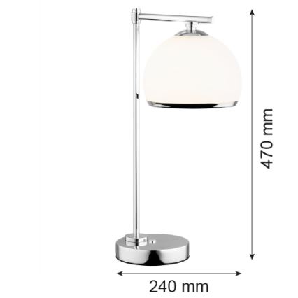Argon 8121 -  Laualamp MARBELLA 1xE27/15W/230V läikiv kroom