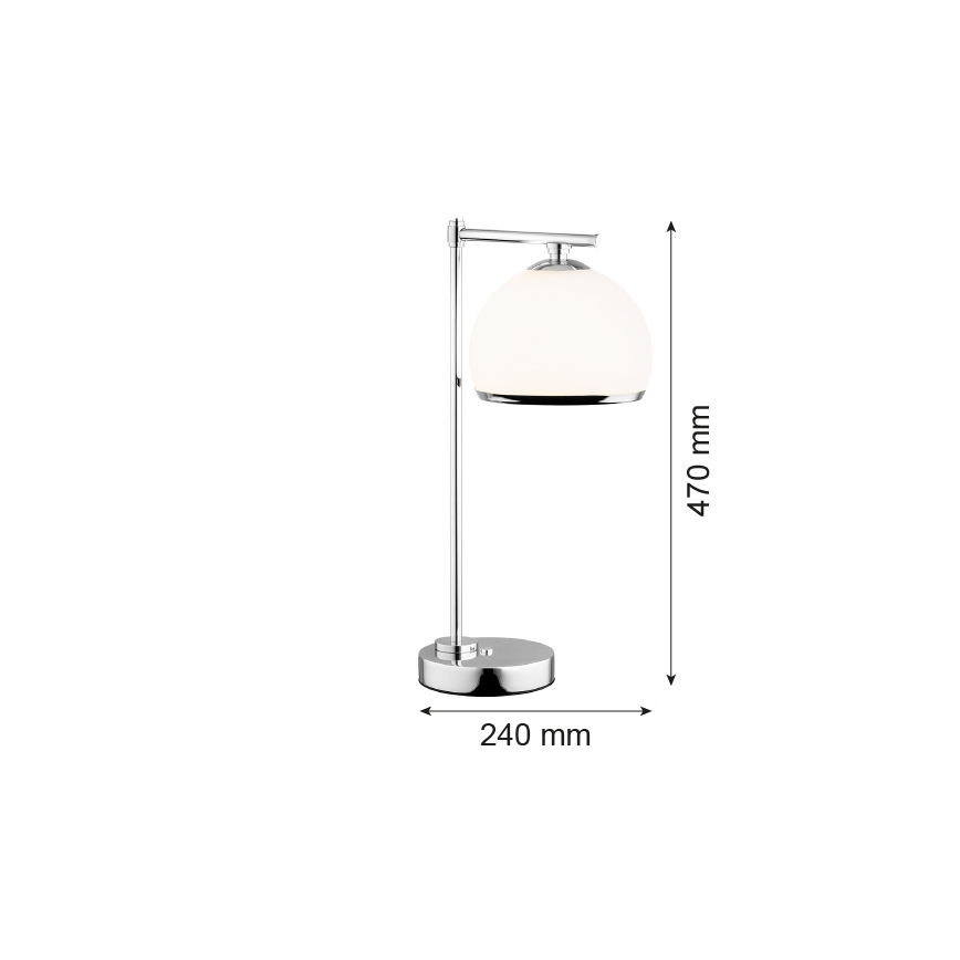 Argon 8121 -  Laualamp MARBELLA 1xE27/15W/230V läikiv kroom
