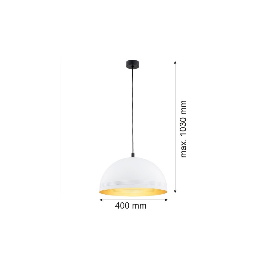 Argon 8241 - Lühter BONITA 1xE27/15W/230V valge