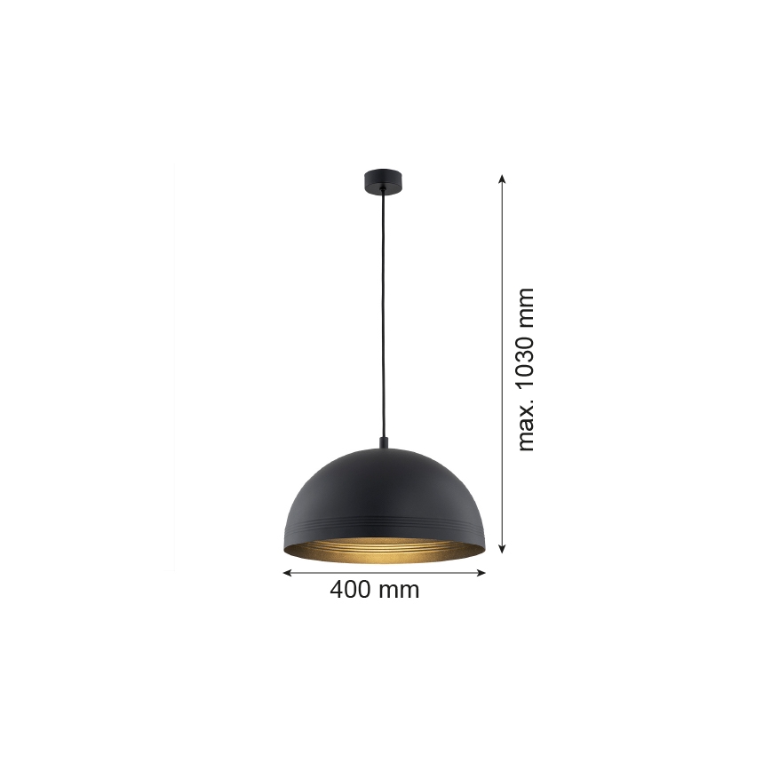 Argon 8242 - Lühter BONITA 1xE27/15W/230V must