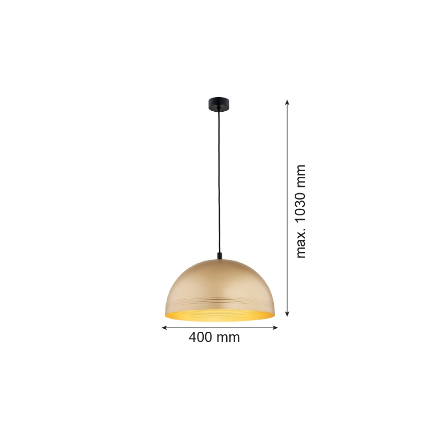 Argon 8245 - Lühter BONITA 1xE27/15W/230V kuldne