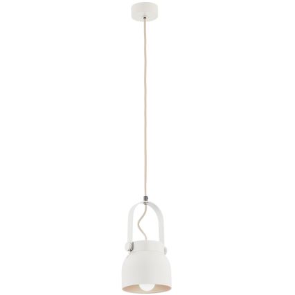 Argon 8290 - Lühter LOGAN 1xE27/15W/230V d. 14 cm valge