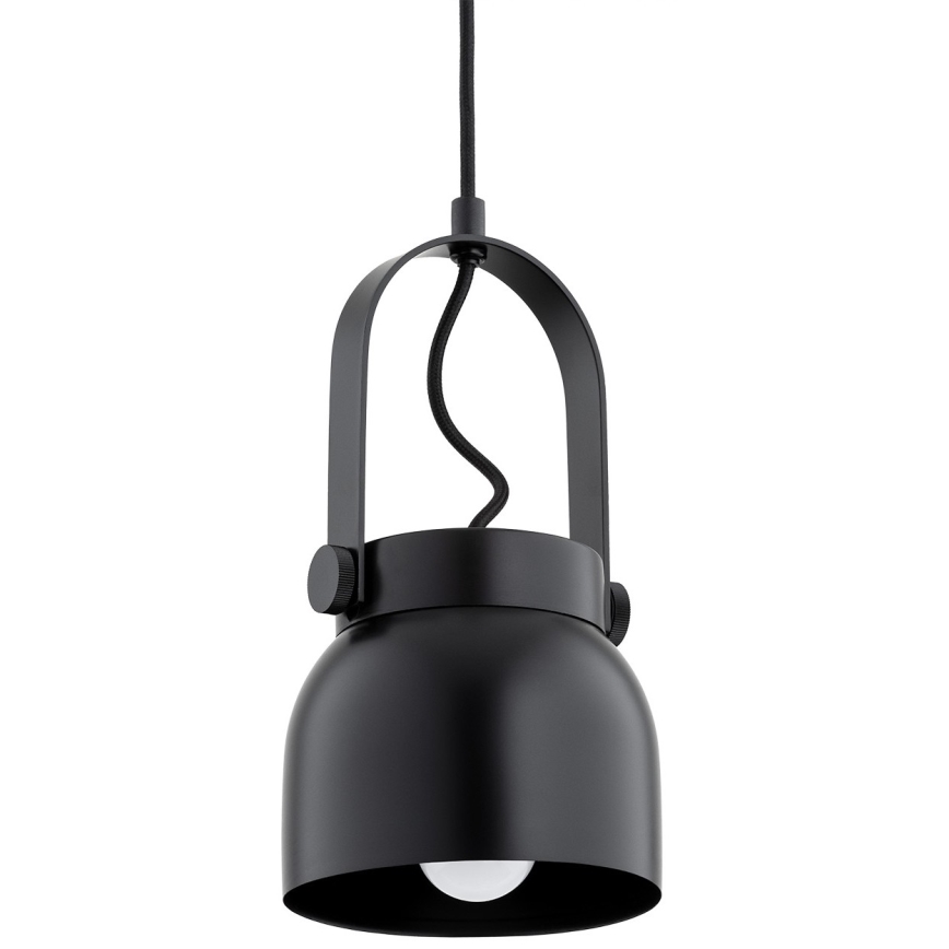 Argon 8291 - Lühter LOGAN 1xE27/15W/230V d. 14 cm must
