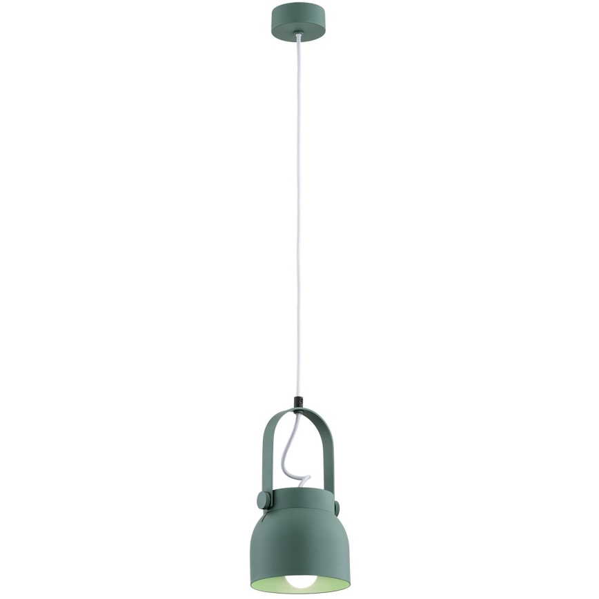 Argon 8293 - Lühter LOGAN 1xE27/15W/230V d. 14 cm roheline