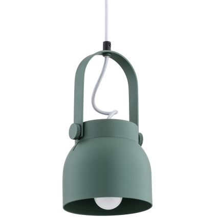 Argon 8293 - Lühter LOGAN 1xE27/15W/230V d. 14 cm roheline