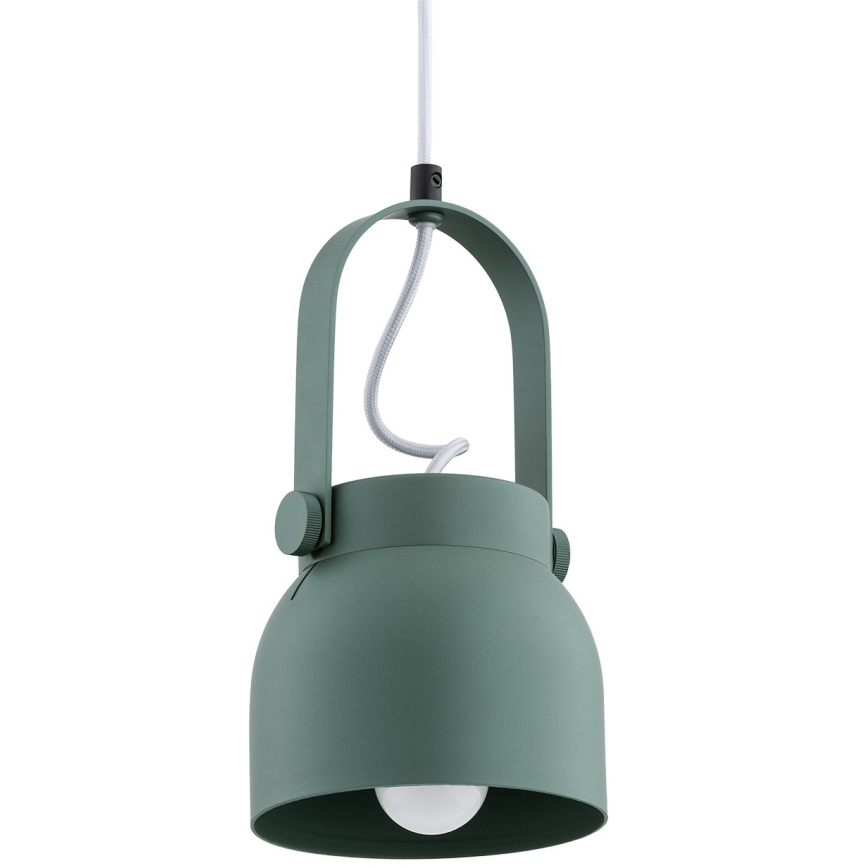 Argon 8293 - Lühter LOGAN 1xE27/15W/230V d. 14 cm roheline
