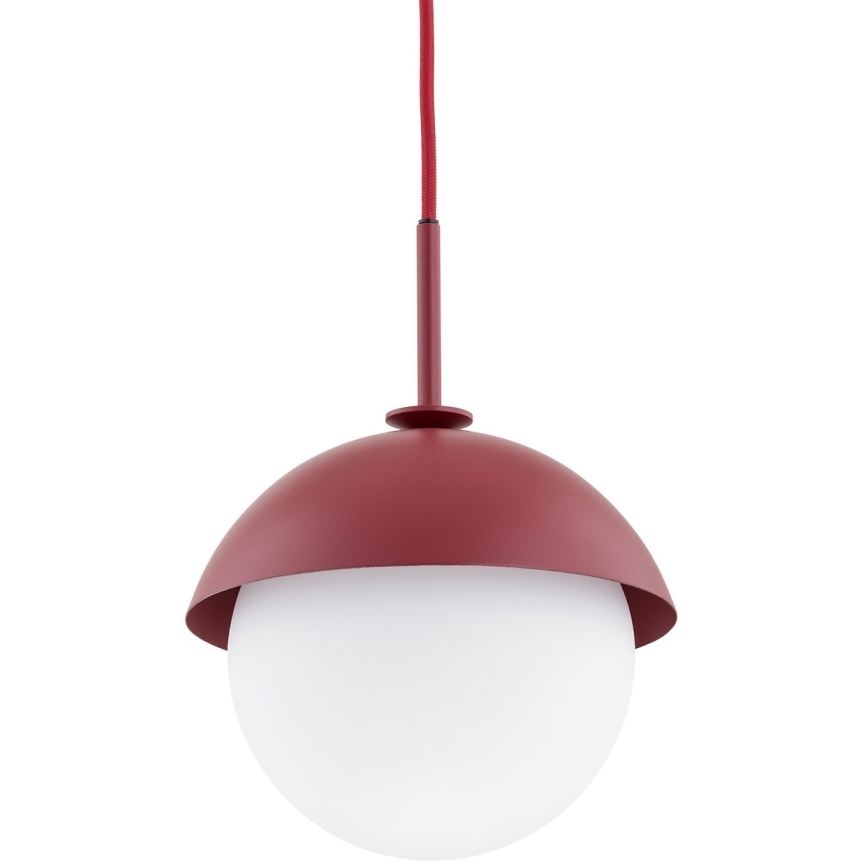 Argon 8296 - Lühter CAPPELLO 1xE27/15W/230V punane