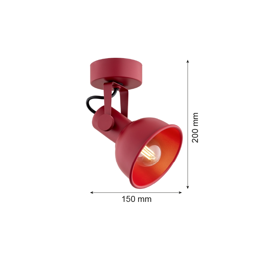 Argon 8298 - Kohtvalgusti LENORA 1xE14/7W/230V punane