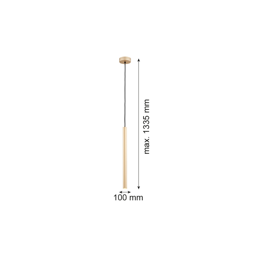 Argon 8327 - LED Lühter RIO LED/4,2W/230V 3000K kuldne