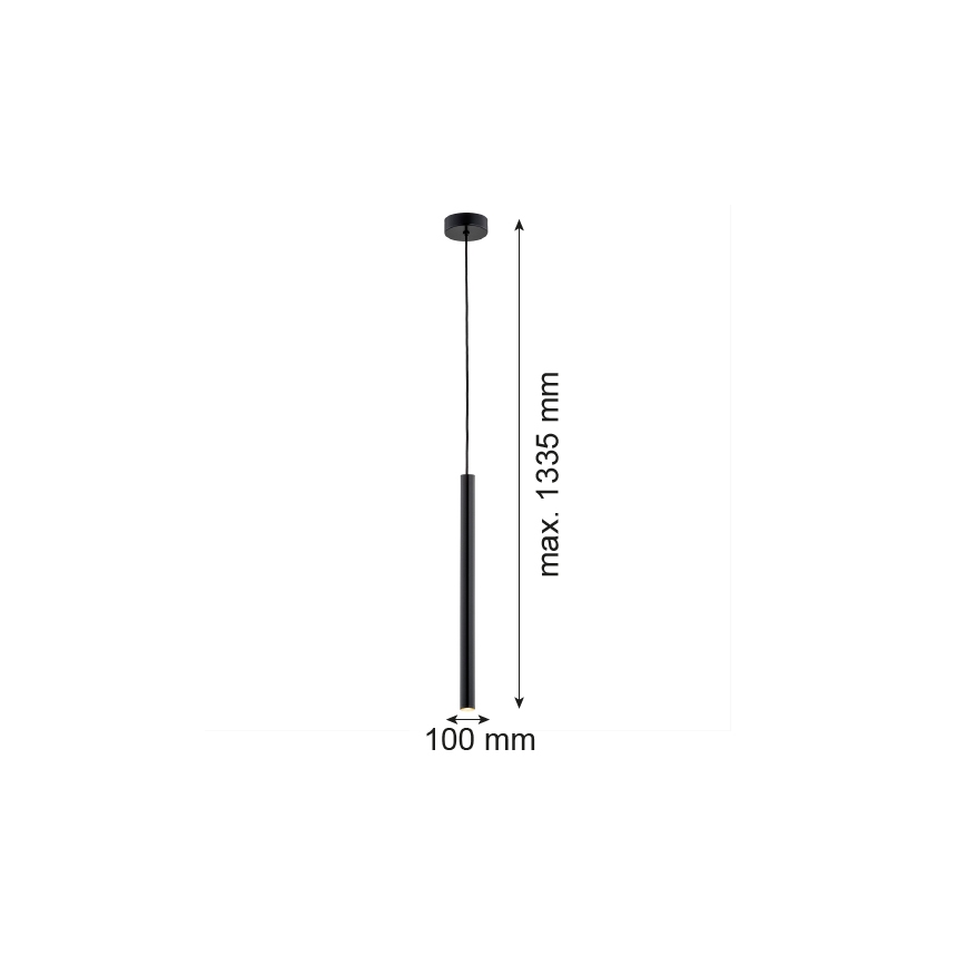 Argon 8329 - LED Lühter RIO LED/4,2W/230V 3000K must