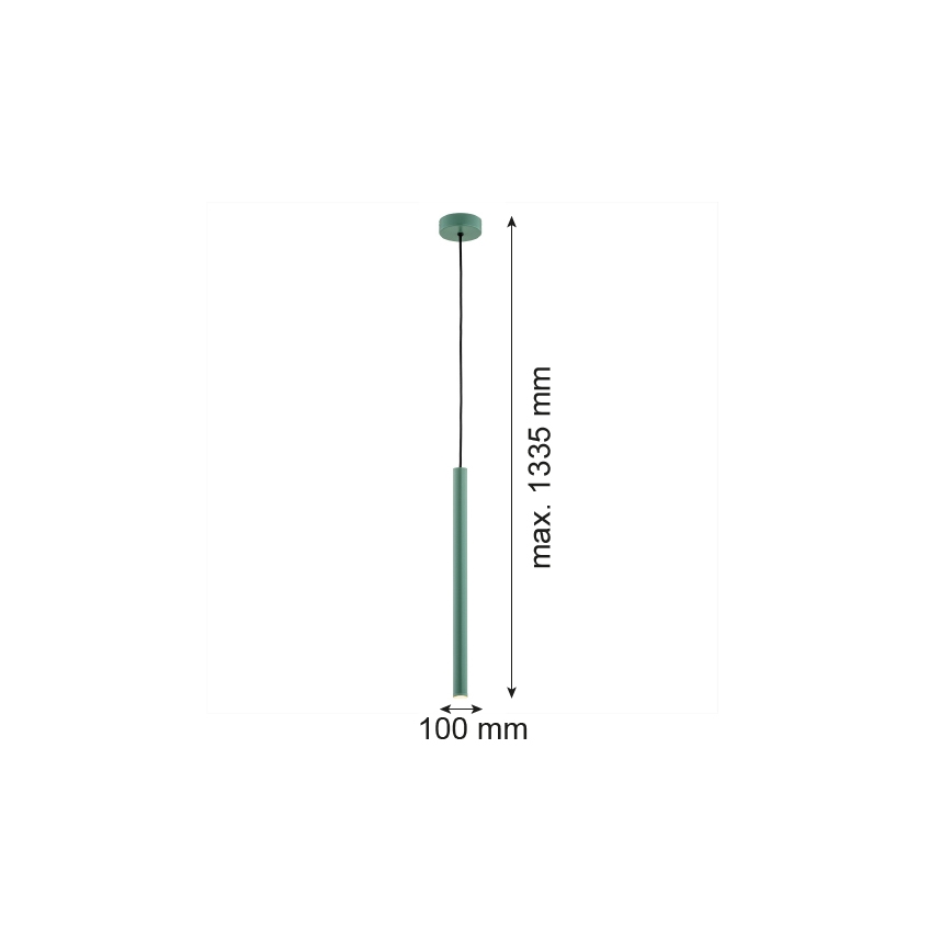Argon 8333 - LED Lühter RIO LED/4,2W/230V 3000K roheline