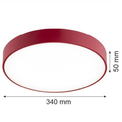 Argon 8334 - LED Laevalgusti TIAMO LED/22W/230V 4000K punane