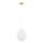 Argon 8507 - Lühter PALOMA 1xE27/15W/230V d. 25 cm kuldne/valge