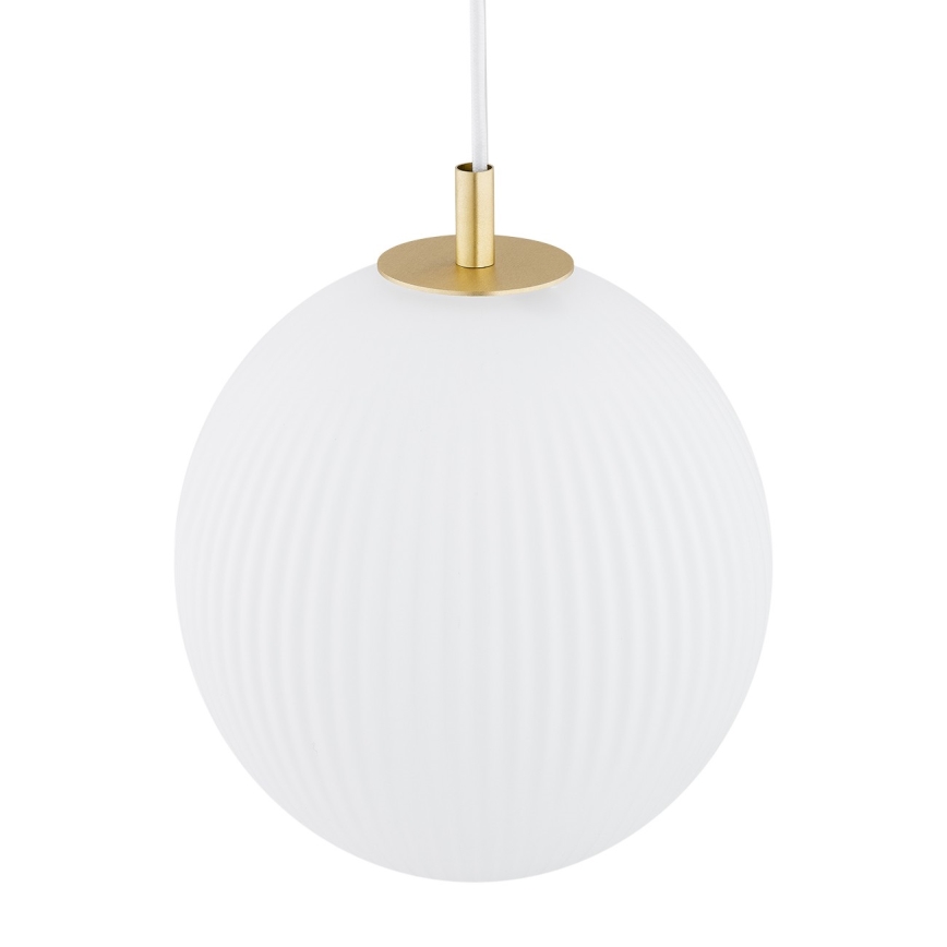 Argon 8507 - Lühter PALOMA 1xE27/15W/230V d. 25 cm kuldne/valge