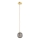 Argon 8512 - Lühter PALOMA 1xE14/7W/230V d. 12 cm kuldne/must
