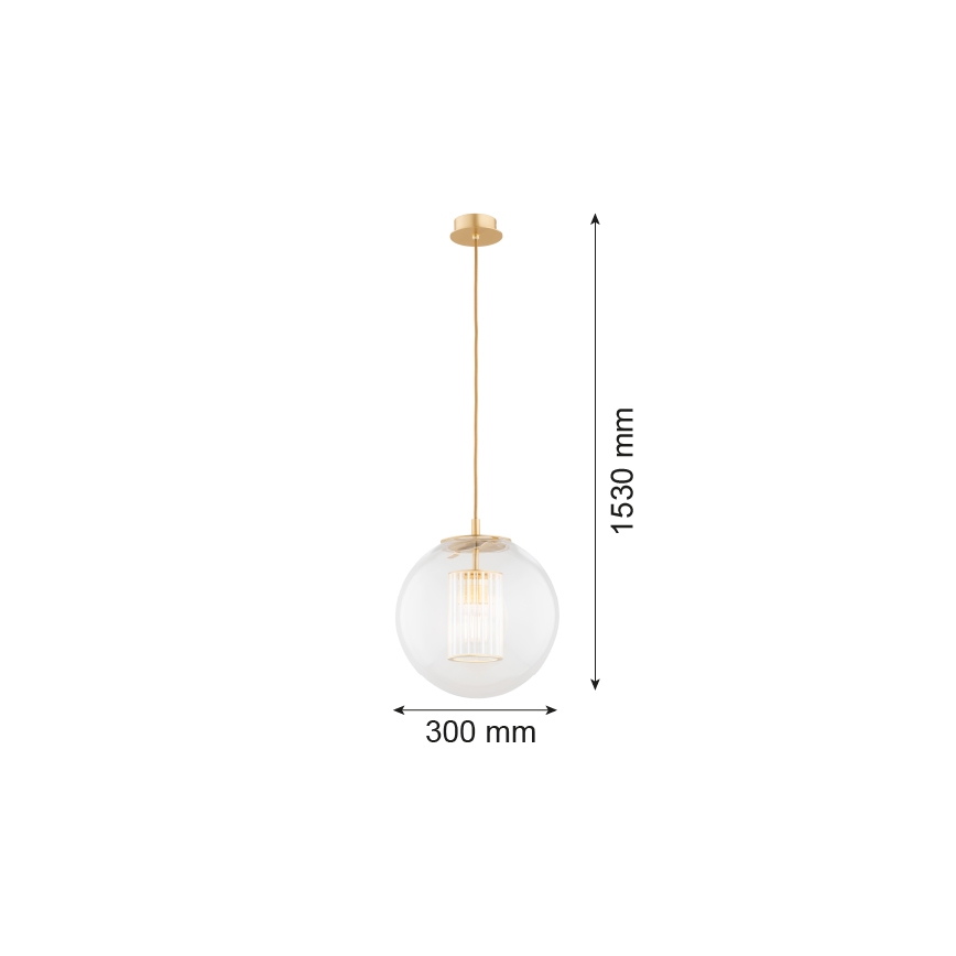 Argon 8626 - Lühter HAMPTON 1xE27/15W/230V