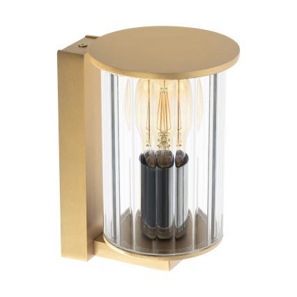 Argon 8752 - Väli seinavalgusti NORFOLK 1xE27/15W/230V IP44 kuldne