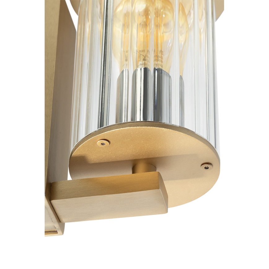 Argon 8752 - Väli seinavalgusti NORFOLK 1xE27/15W/230V IP44 kuldne