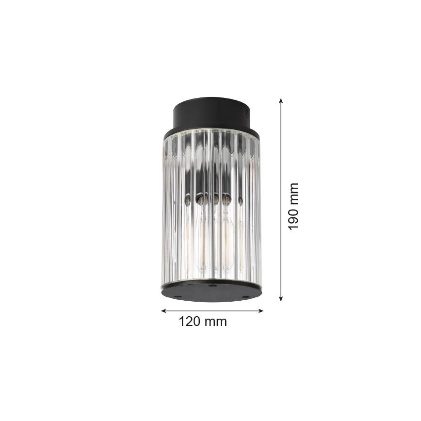 Argon 8773 - Väli laevalgusti NORFOLK 1xE27/15W/230V IP44 must