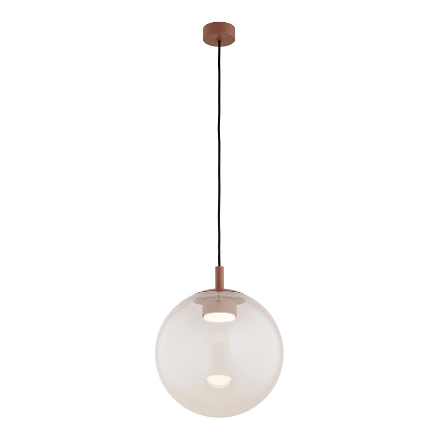 Argon 8829 - Lühter SACRAMENTO 1xGX53/8W/230V läbipaistev/pruun