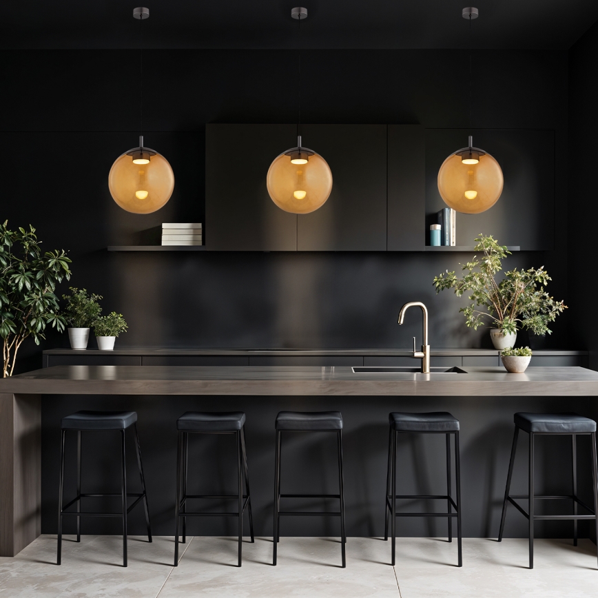 Argon 8831 - Lühter SACRAMENTO 1xGX53/8W/230V pruun/suitsune
