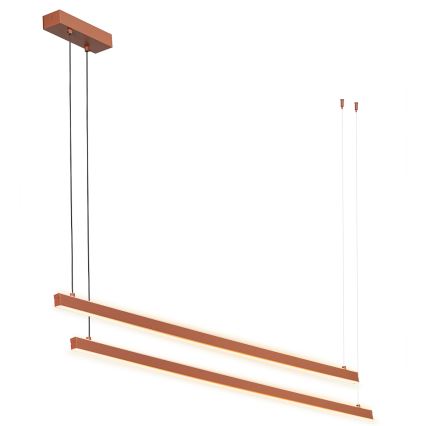 Argon 8837 - LED Lühter MIAMI LED/74W/230V 3000K pruun