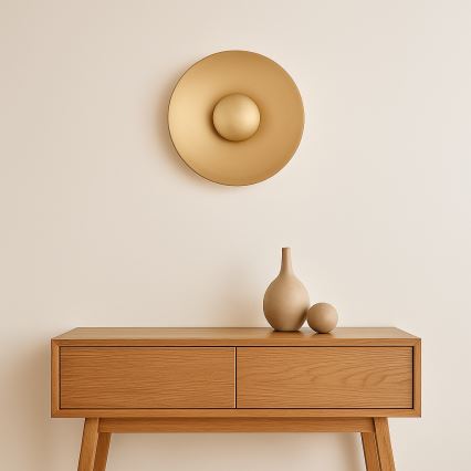 Argon 8865 - LED-seinavalgusti BOLTON LED/12,5W/230V 3000K kuldne