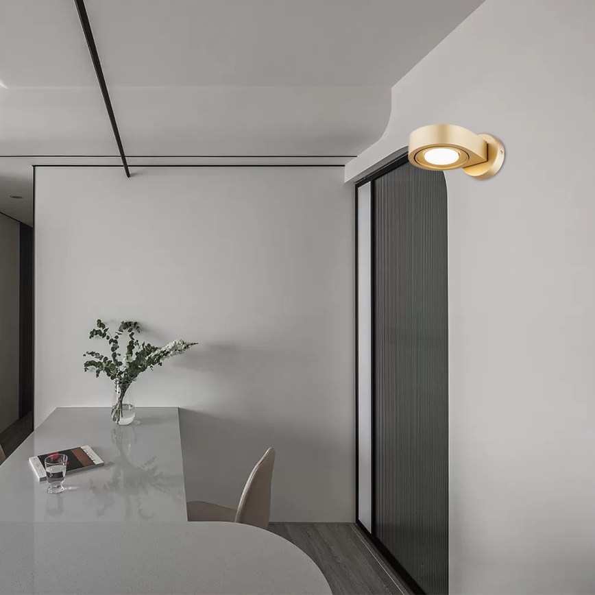 Argon 8899 - Seinavalgusti LOTUS 1xGX53/12W/230V kuldne