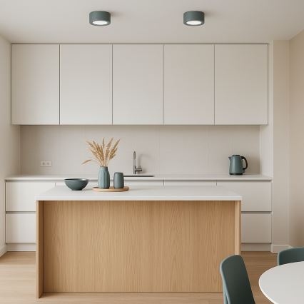 Argon 8917 - laelamp ELORA 1xGX53/7W/230V, läbimõõt 11 cm, hall