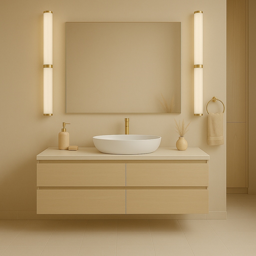 Argon 8926 - BATUMI LED vannitoa peeglivalgusti LED/24W/230V 3000K IP44 kuldne