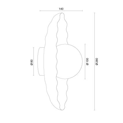 Argon 8933 - seinalamp BOLL 1xG9/6W/230V sinine