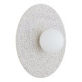 Argon 8936 - Seinavalgusti BOLL 1xG9/6W/230V valge