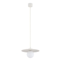 Argon 8949 - Rippvalgusti kaablil BOLL 1xG9/6W/230V valge