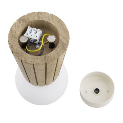 Argon 8973 - Vannitoa laelamp VOLANTE 1xG9/6W/230V IP44 läbimõõt 12 cm beež