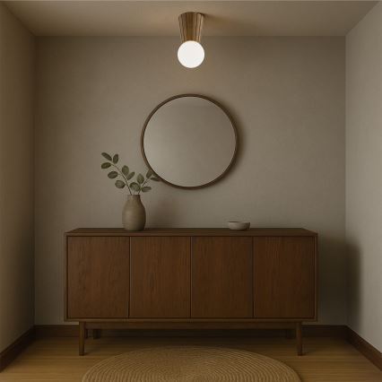 Argon 8974 - Vannitoa laelamp VOLANTE 1xG9/6W/230V IP44, läbimõõt 12 cm, pruun