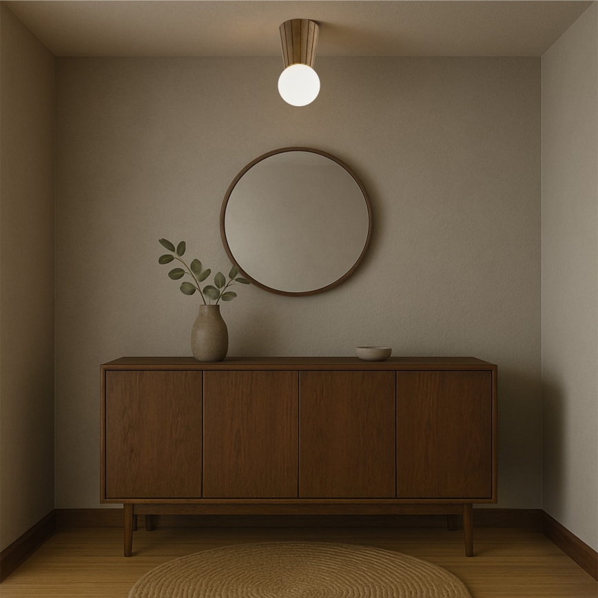 Argon 8974 - Vannitoa laelamp VOLANTE 1xG9/6W/230V IP44, läbimõõt 12 cm, pruun