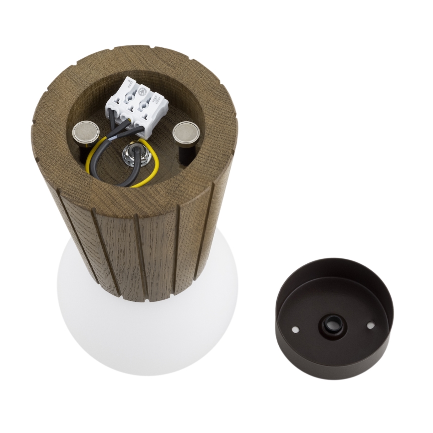 Argon 8974 - Vannitoa laelamp VOLANTE 1xG9/6W/230V IP44, läbimõõt 12 cm, pruun