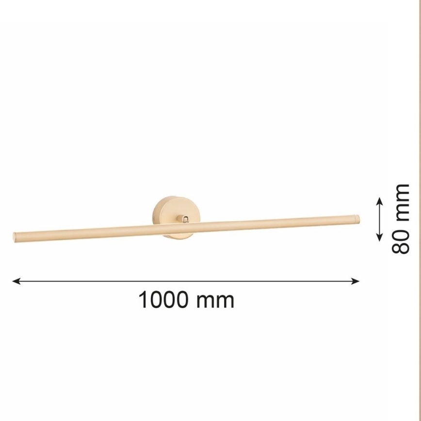 Argon 8996 - LED pildivalgusti MIRI LED/18W/230V 3000K 100 cm beež