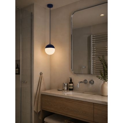 Argon 9000 - väljas kasutatav ripplühter kaabliga LIV 1xE27/15W/230V IP44 sinine